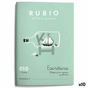 Writing and calligraphy notebook Rubio Nº10 A5 Spansk 20 Ark (10 enheder)