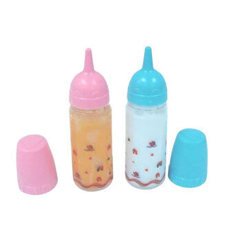 Sæt af babyens flasker Cute Dolls 16,5 x 23,5 x 4 cm 2 Dele