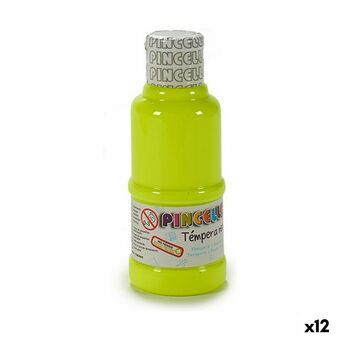 Tempera Neon Gul 120 ml (12 enheder)