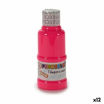 Tempera Neon Pink 120 ml (12 enheder)