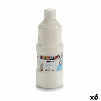 Tempera Hvid (400 ml) (6 enheder)