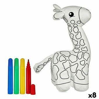 Plush Colouring Giraf (8 enheder)
