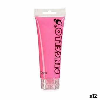 Akrylmaling Neon Pink 120 ml (12 enheder)