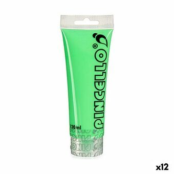 Akrylmaling Neon Grøn 120 ml (12 enheder)