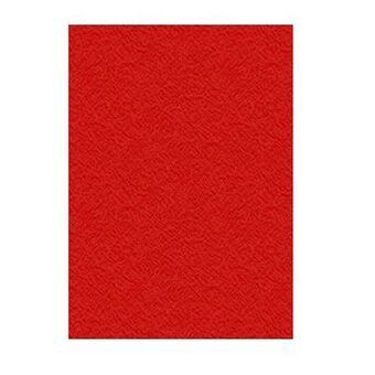 Binding Covers Displast Rød A4 Pap (50 enheder)