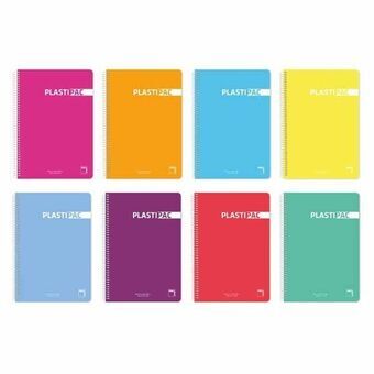 Notesbog Pacsa Multifarvet 80 Ark Din A4 (5 enheder)