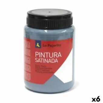 Tempera La Pajarita Metallic L-34 Blå Satin finish Skole (35 ml) (6 enheder)