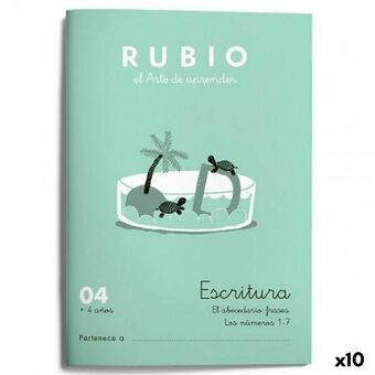 Writing and calligraphy notebook Rubio Nº04 A5 Spansk 20 Ark (10 enheder)
