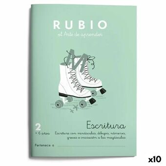 Writing and calligraphy notebook Rubio Nº2 A5 Spansk 20 Ark (10 enheder)