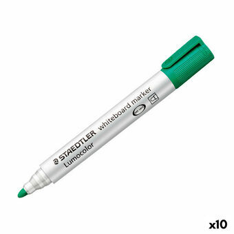 Whiteboard-pen Staedtler Lumocolor Whiteboard 8 Dele Grøn (10 enheder)