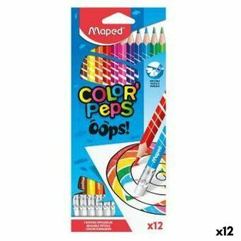 Farveblyanter Maped Color\' Peps Multifarvet 12 Dele (12 enheder)