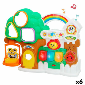Interaktivt legetøj til babyer Winfun Hus 32 x 24,5 x 7 cm (6 enheder)