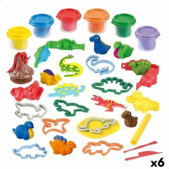 Modellervoks Spil PlayGo Dinosaurer (6 enheder)