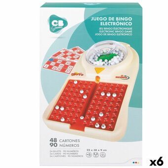 Automatisk Bingo Colorbaby   Pap Plastik (6 enheder)
