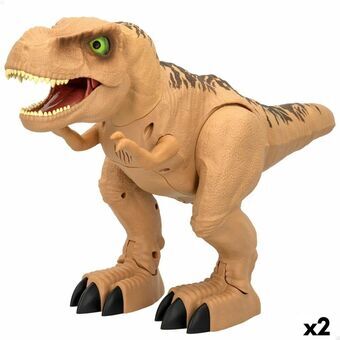 Figur Funville T-Rex 45 x 28 x 15 cm Plastik (2 enheder)
