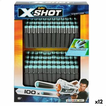 Dart Zuru X-Shot 100 Dele 1,3 x 6,7 x 1,3 cm (12 enheder)