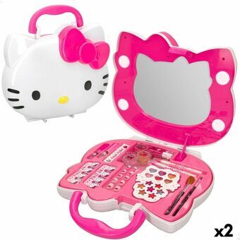 Makeup Sæt til Børn Hello Kitty Håndtasker 36 Dele (2 enheder)
