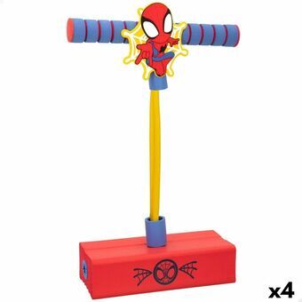 Pogobouncer Spiderman Rød Børns 3D (4 enheder)