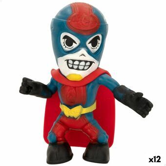 Action Figurer Eolo Super Masked Pepper Man 14 x 15,5 x 5,5 cm Elastik (12 enheder)
