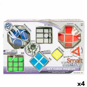 Rubiks terning Colorbaby Smart Theory 6 Dele 4 enheder
