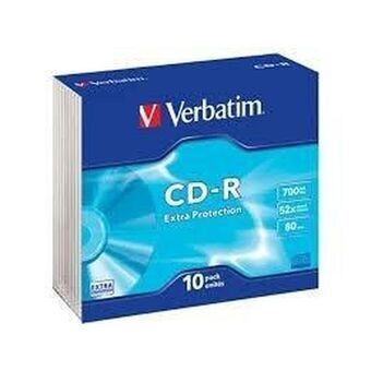 CD-R Verbatim CD-R Extra Protection 10 enheder 700 MB 52x