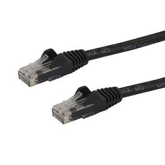 UTP kategori 6 stift netværkskabel Startech Cable de Red Cat6 con Conectores Snagless RJ45 - 30,4m Negro Sort