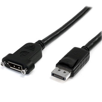 DisplayPort-kabel Startech DPPNLFM3PW 90 cm Sort