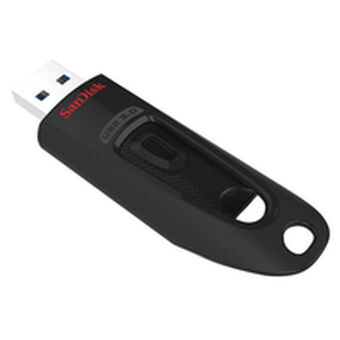 USB stick SanDisk SDCZ48-128G-U46 USB 3.0 Nøglesnor Sort 128 GB DDR3 SDRAM