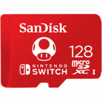 Mikro SD-kort SanDisk SDSQXAO-128G-GNCZN Rojo/Blanco Rød 128 GB Micro SDXC