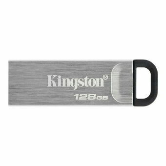 USB-stik Kingston Sort Sølvfarvet 128 GB 128 GB SSD