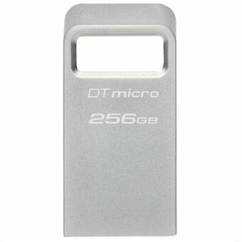 USB-stik Kingston DataTraveler DTMC3G2 256 GB Sort Sølvfarvet 256 GB
