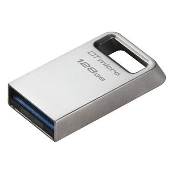 USB stick Kingston DTMC3G2/128GB Sort Sølvfarvet 128 GB
