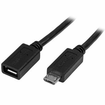 Kabel Micro USB Startech USBUBEXT50CM         Sort