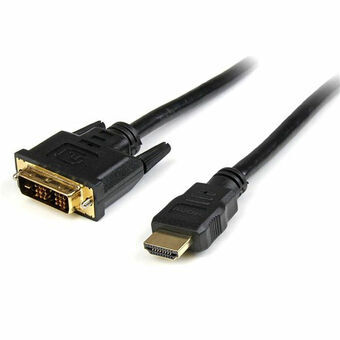 HDMI til DVI-adapter Startech HDDVIMM2M            Sort (2 m)