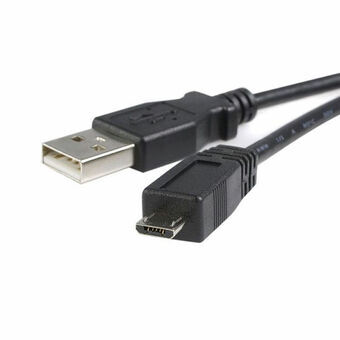 Kabel Micro USB Startech UUSBHAUB3M           USB A Micro USB B Sort