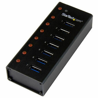 7-Port USB Hub Startech ST7300U3M Sort