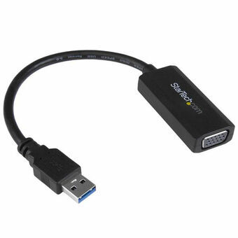 USB 3.0 til VGA-adapter Startech USB32VGAV Sort