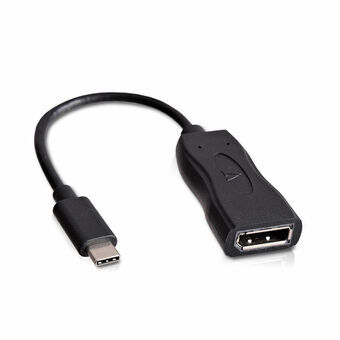 USB C til DisplayPort-adapter V7 V7UCDP-BLK-1E        Sort