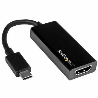 USB C til HDMI-adapter Startech CDP2HD 4K Ultra HD Sort