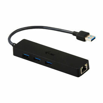 USB Hub i-Tec U3GL3SLIM Sort