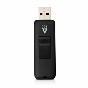 USB-stik V7 VF22GAR-3E Sort 2 GB
