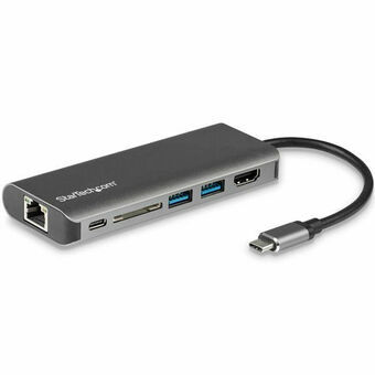 USB Hub Startech DKT30CSDHPD Grå 60 W