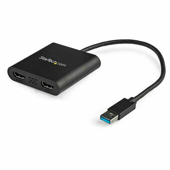 USB 3.0 til HDMI-adapter Startech USB32HD2 Sort