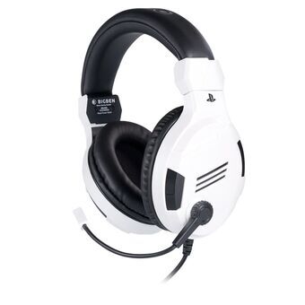 Gaming headset med mikrofon Nacon PS4OFHEADSETV3WHITE