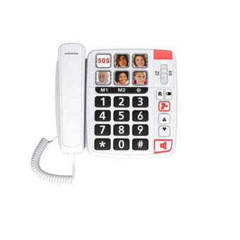 Fastnettelefon til ældre Swiss Voice Xtra 1110 Hvid