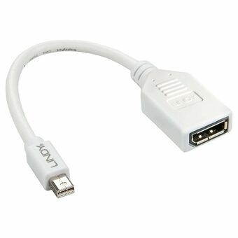 Mini DisplayPort til DisplayPort-adapter LINDY 41021 Hvid