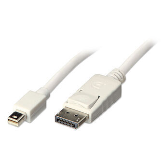 Mini DisplayPort til DisplayPort-adapter LINDY Hvid