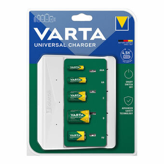 Batteroplader Varta 57658 4 Batterier Universal
