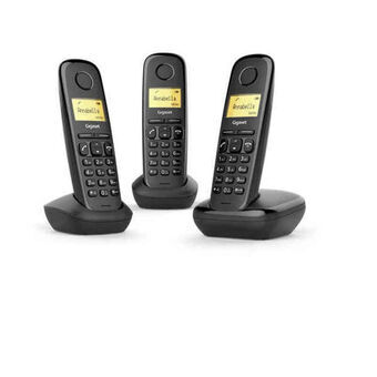 Trådløs telefon Gigaset A170 TRIO 1,5" Sort (3 UDS)