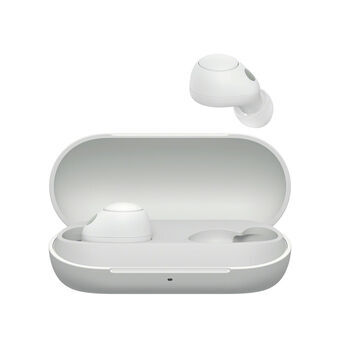 Bluetooth headset med mikrofon Sony WF-C700N Hvid